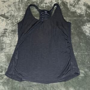 Old Navy Gray Racerback Workout Tank Top Women's Size XL Athletic Active Wear